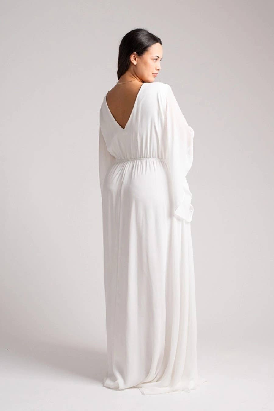 Eva & Lola - Epsilonn - Wholesale Gown - Women's - HM2290QS - Long fluid dress plus sizes5