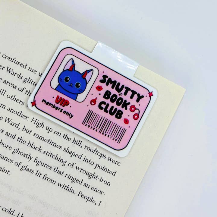 Smutty Book Club -Double Sided-Magnetic Bookmark for wholesale by Wild & Wicked Designs