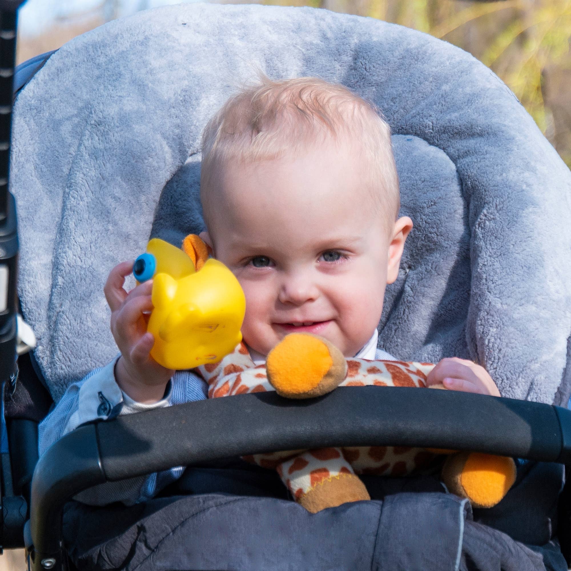 Joybi - Vente Accessoire/housse pour poussette – bébé - Chancelière luxueuse et chaude pour poussette9