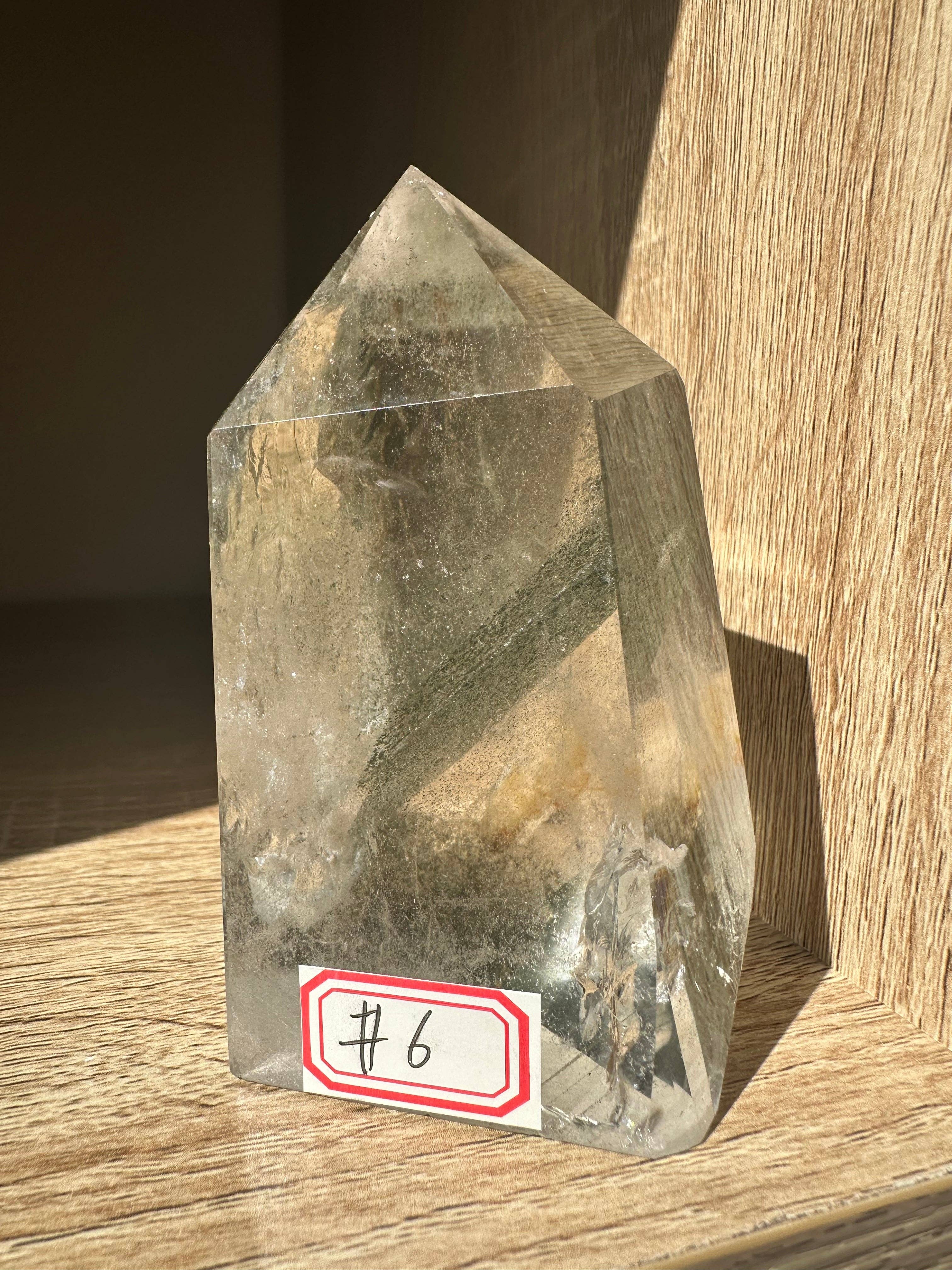 Moon Rituals - Wholesale Spiritual stone/crystal - Rare Natural Garden Quartz tower garden with Rainbow quartz point Lodolite tower Scenic Quartz crystal point green phantom quartz point， Christmas Crystal Gift #62
