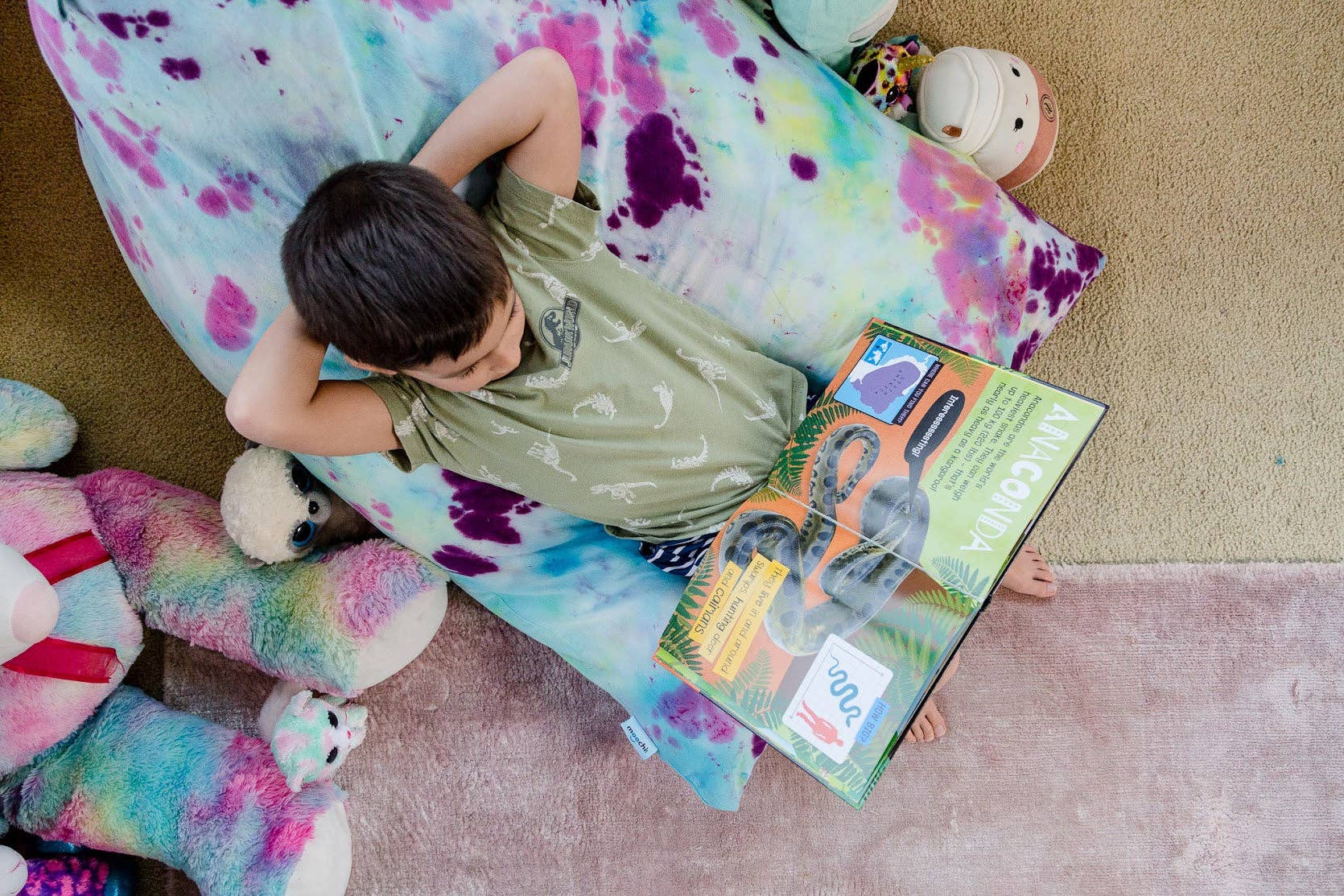 MOOCHI LIFE - Wholesale DIY craft kit - STUFFED ANIMAL STORAGE COVER TIE DYE KIT - NEW TO MARKET!9