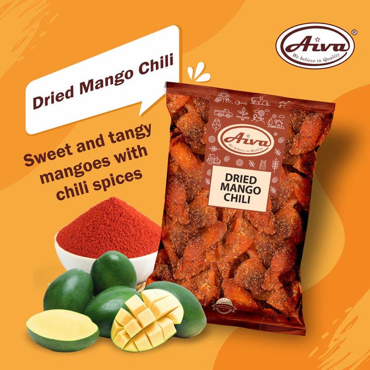 Aiva Products - Wholesale Dried/Dehydrated Fruit - Chili Mango 44 lb2