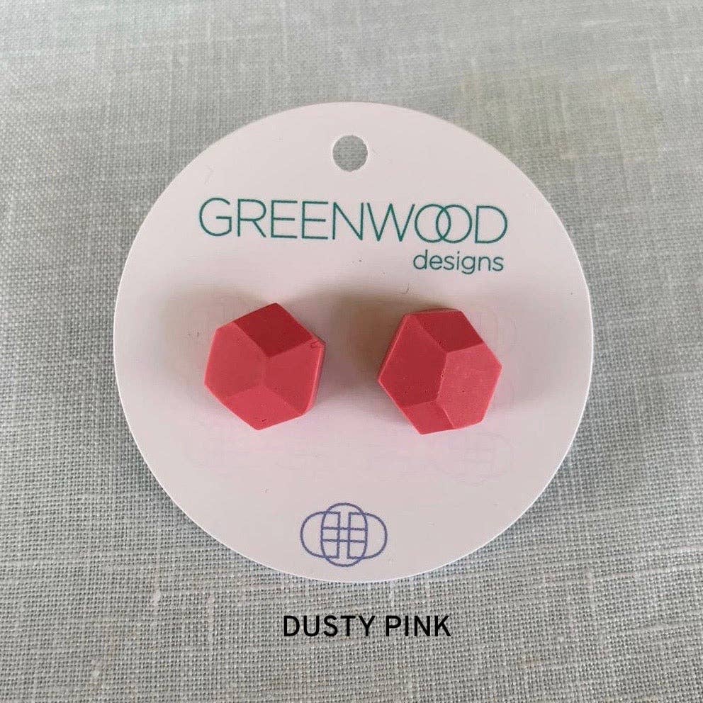 Greenwood Designs - Wholesale Stud/post earrings - Plain Rock Earrings5