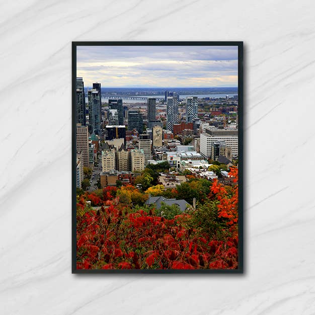 Veni Etiam Photography - Wholesale Art Print - Leonard Cohen Montreal Cityscape Art Print1