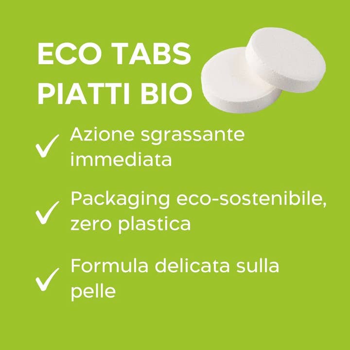 BIOLÙ – wholesale Diskmedel – Biolù Eco Tabs - Bio Spray Handdiskmedel 6 flikar