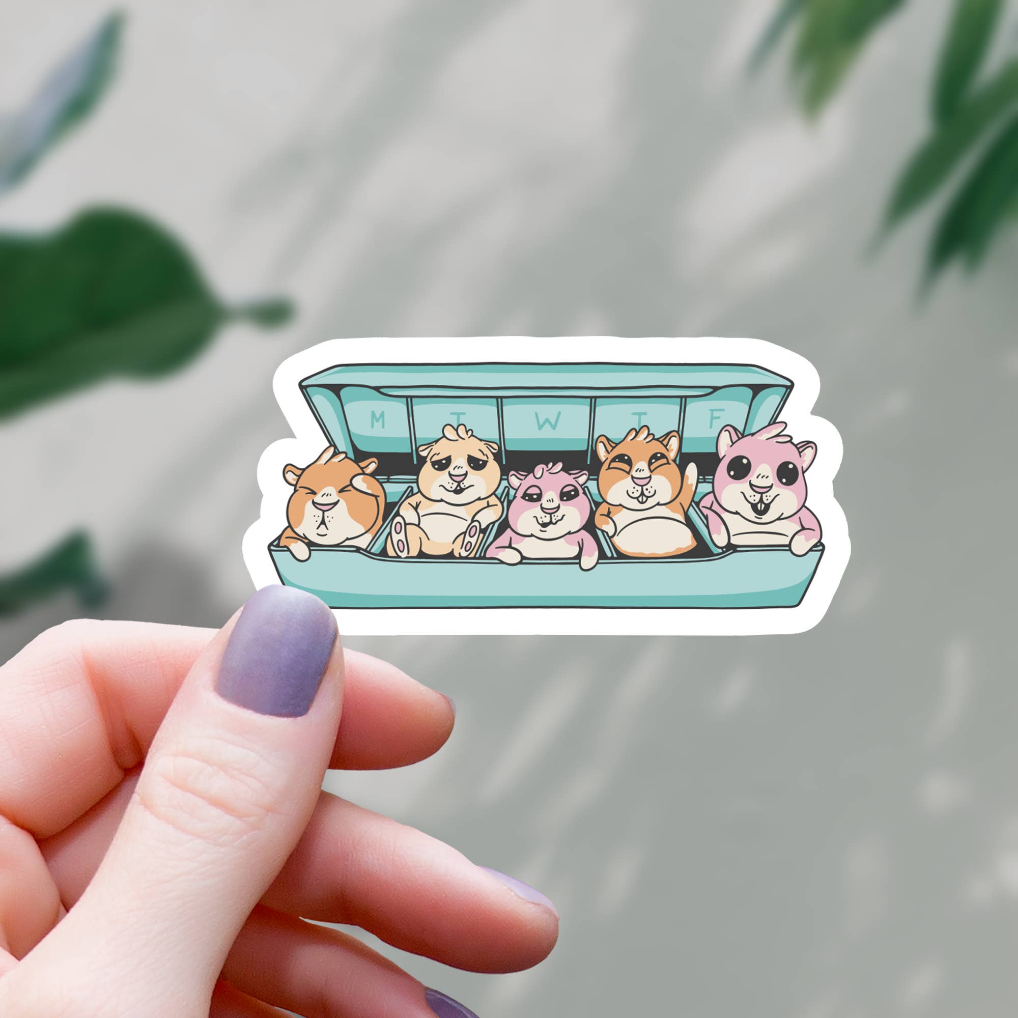 Mimic Gaming Co – wholesale Klistermärke – Marsvin Happy Pills klistermärke - 3 ”