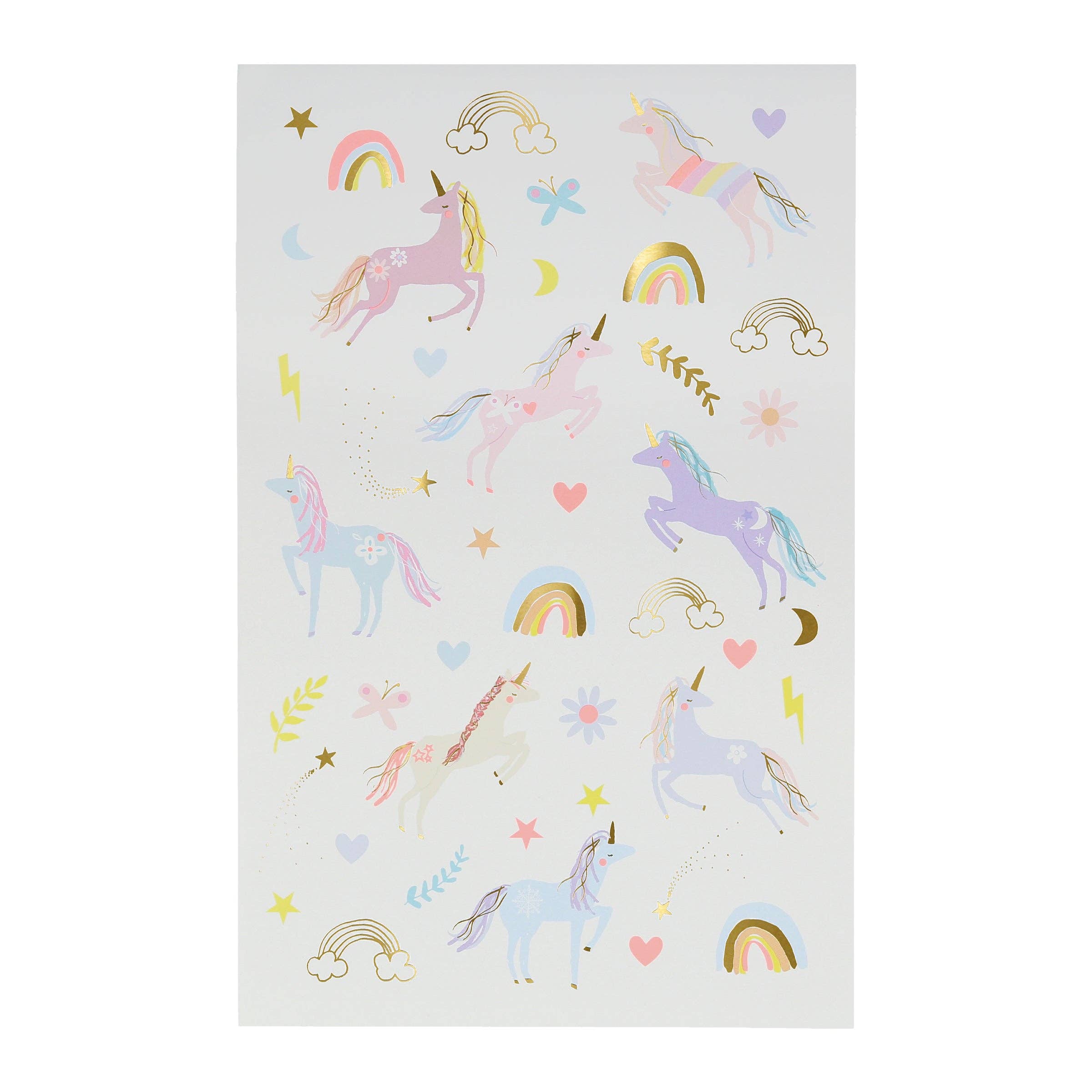 Meri Meri - Wholesale Temporary Tattoo - Kids - Unicorn Temporary Tattoo Sheets1