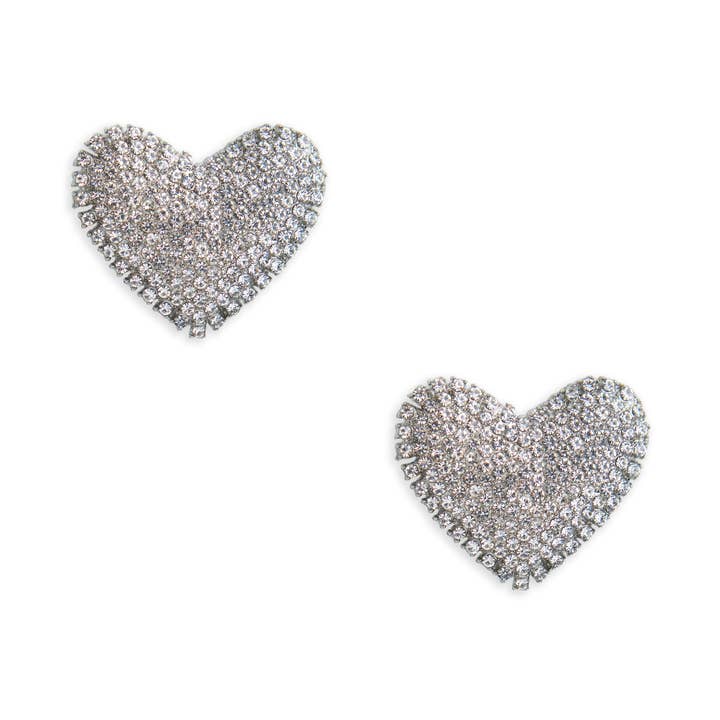 Herzstecker mit Strasssteinen für den Großhandel von Neely Phelan