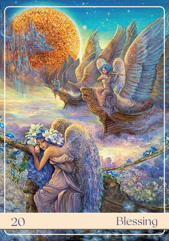 Simon & Schuster - Wholesale Tarot Cards - Angelic Vibrations Oracle by Josephine Wall4