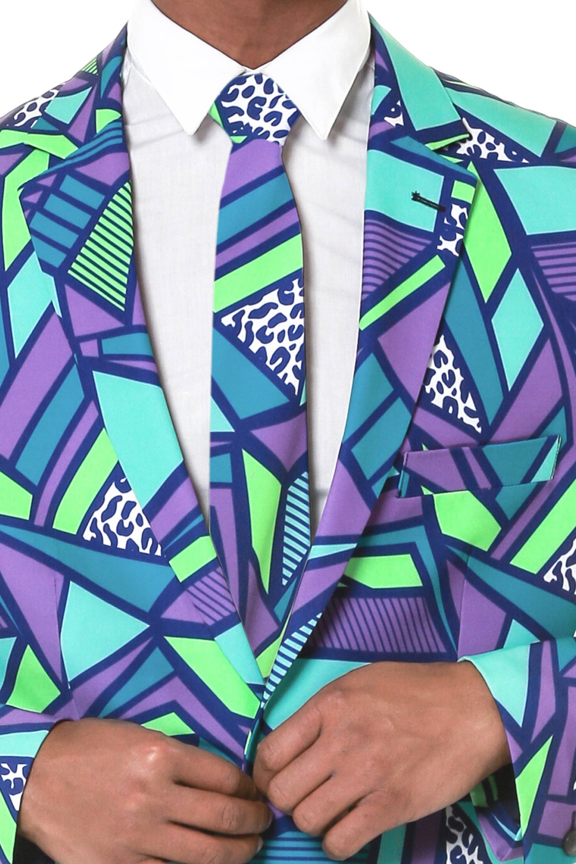 Shinesty, Inc - Wholesale Blazer - Men's - The Le Tootski | Neon Rave Suit3