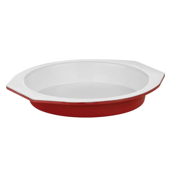 Interiors by Premier – wholesale Baking dish – Ecocook Red Cake Tin with Handles - 29cm