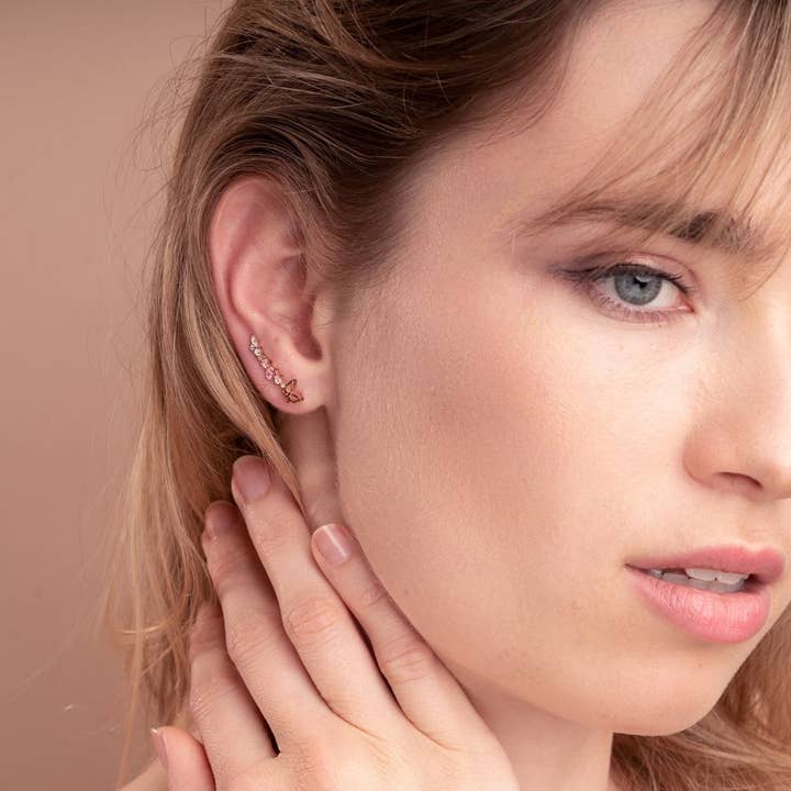 Les Joyaux d'Aure - Wholesale Hangende/ronde oorbellen - Alice oorbellen4