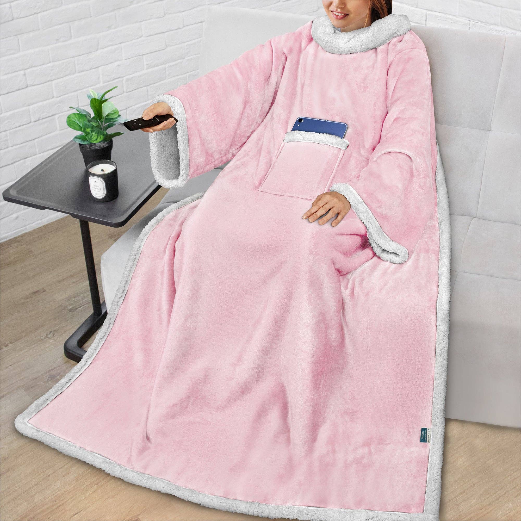 Pavilia - Vendita all'ingrosso Plaid - Coperta con maniche - Tasca applicata31