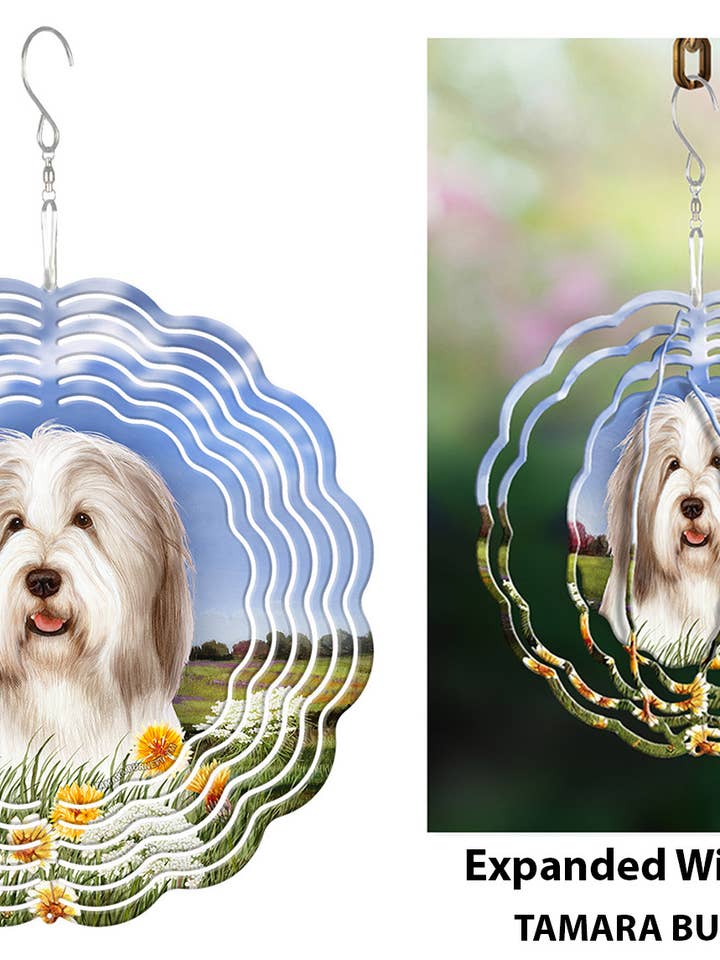 Collie Barbudo Hígado Claro y Blanco - Veleta para venta al por mayor de Pet Gifts USA, LLC