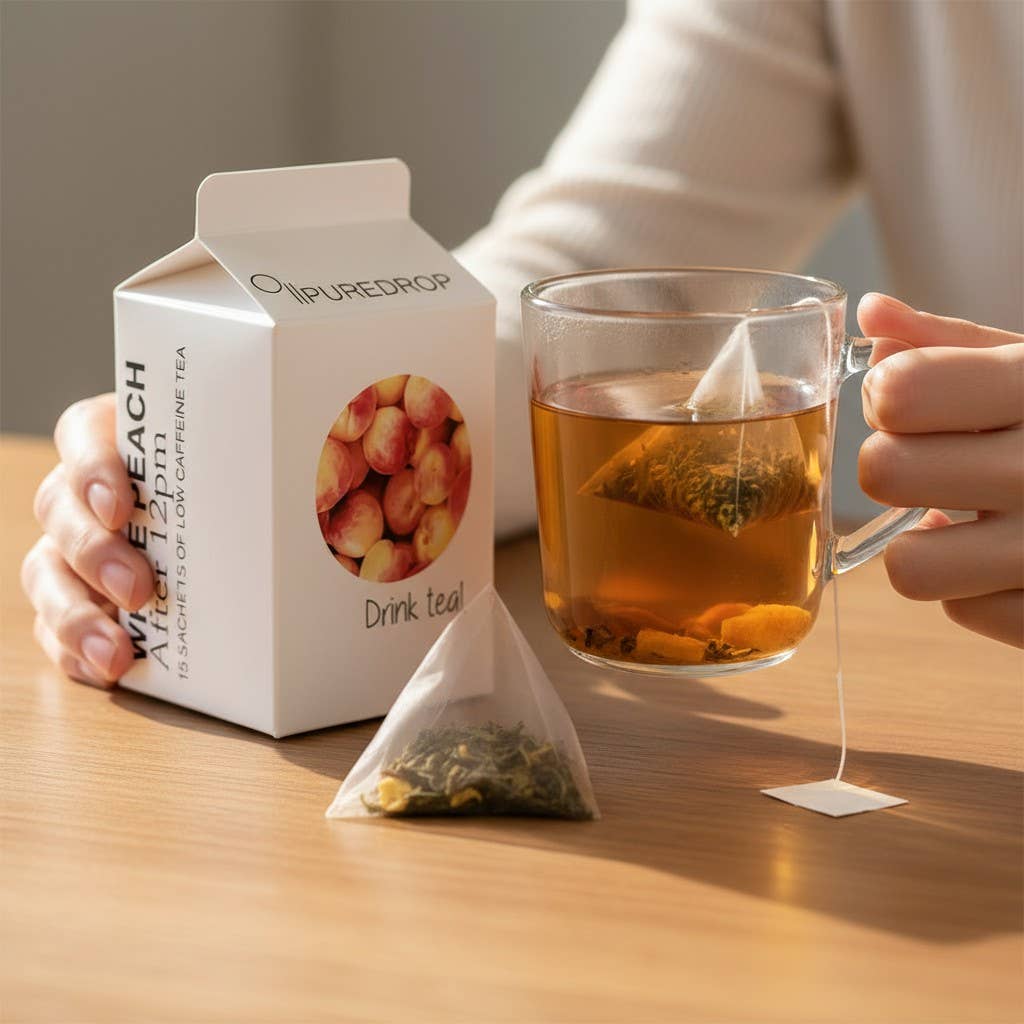 Pure Drop - Wholesale Tea Bags - After 12pm 15 Sachets of White Peach Tea3