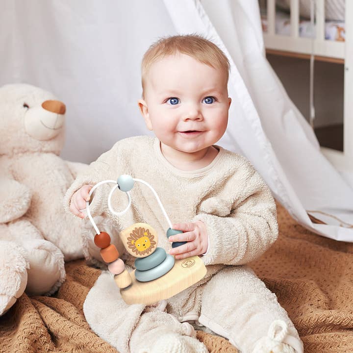 Speedy Monkey - Wholesale Wood Toy - Kids - Bead maze1