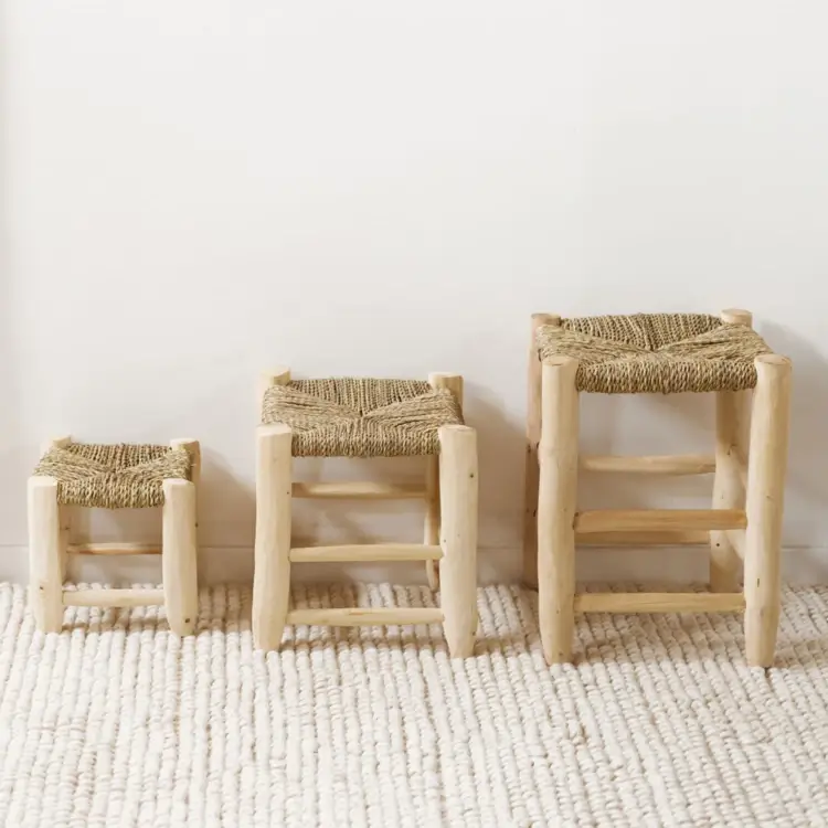 Collection Maroc - Wholesale Stool - Natural stool 20 cm3