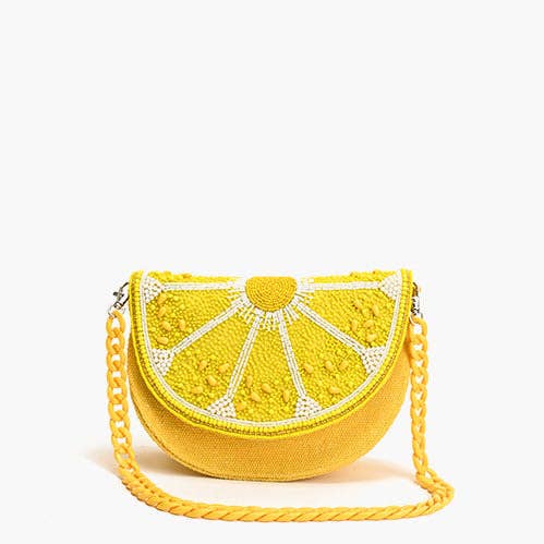 America & Beyond - Wholesale Shoulder bag – women's - Couture Crescent Lemon Shoulder Bag0