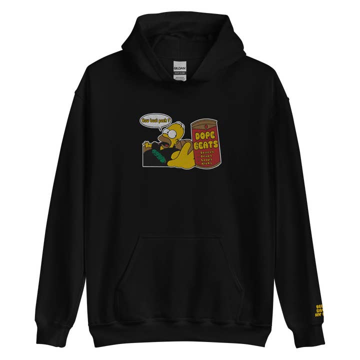 Dope Beats Embroidered Hoodie for wholesale by The Closet Junkies
