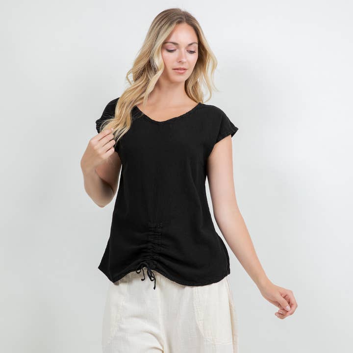 Camie-Top 100 % Baumwoll-Gaze Einheitsgröße für den Großhandel von Cottonways