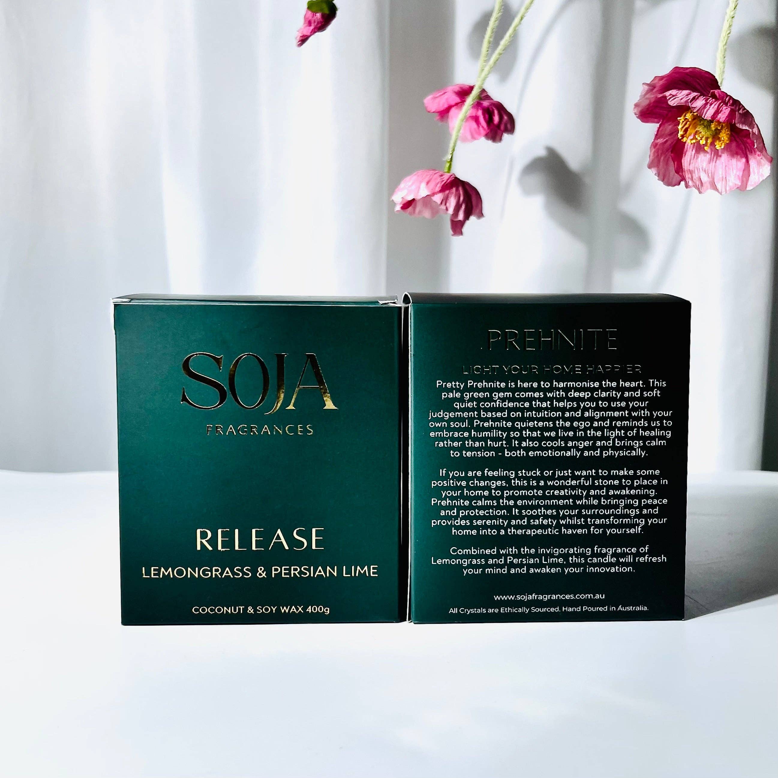 Soja Fragrances - Wholesale Jar/filled candle - Release - Lemongrass & Persian Lime Candle6