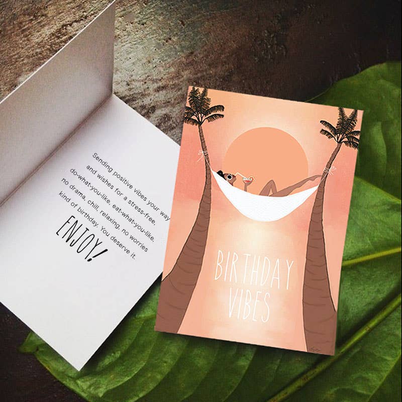 Beyoutifully Brown® - Venta al por mayor Tarjetas de cumpleaños - Tarjeta de felicitación de cumpleaños Vibes2