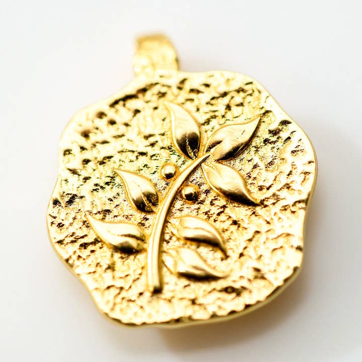 Olive Branch Charm for wholesale by Elia Fulmen