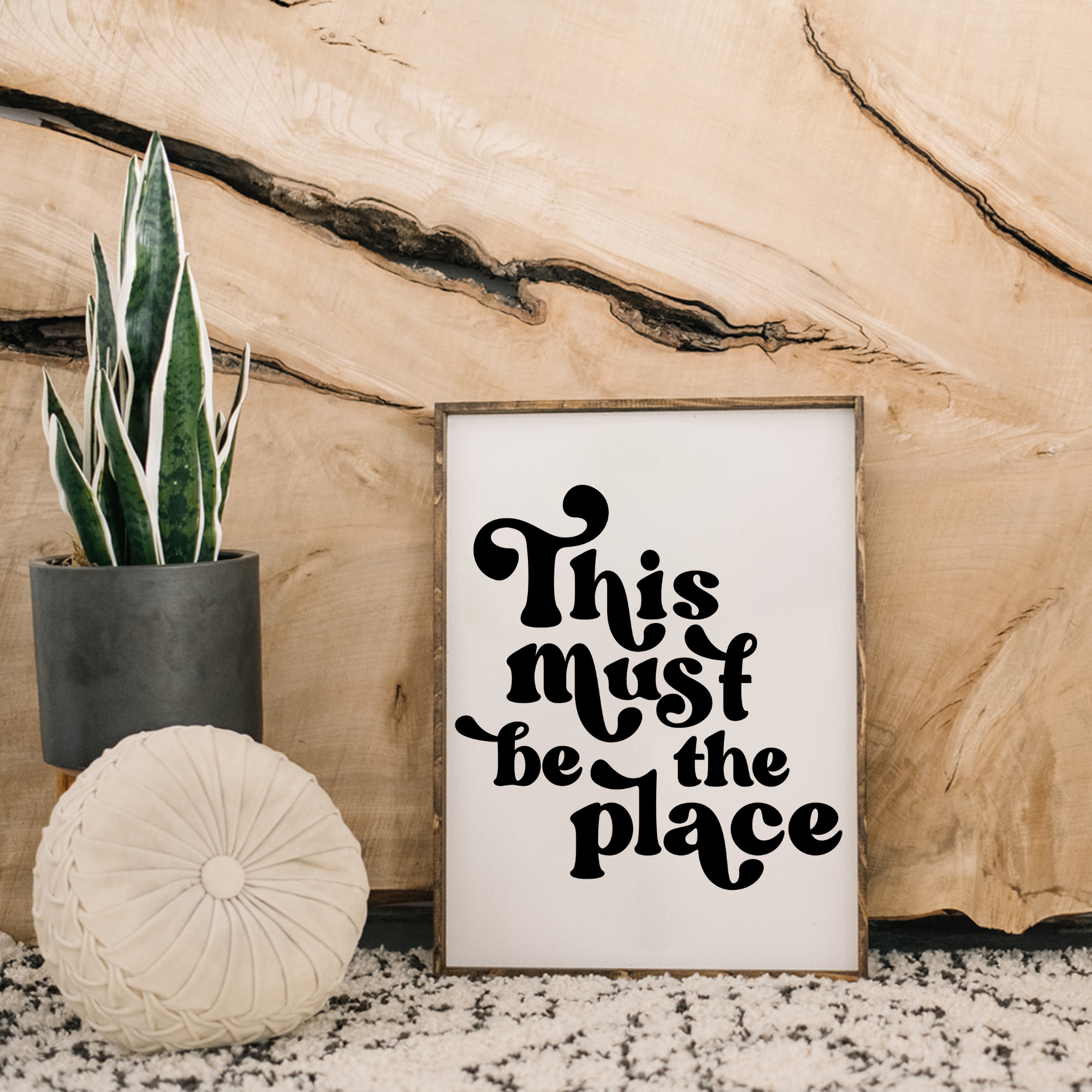 Williamraedesigns - Wholesale Art Print - This Must Be the Place Framed Print – Retro Wall Art0