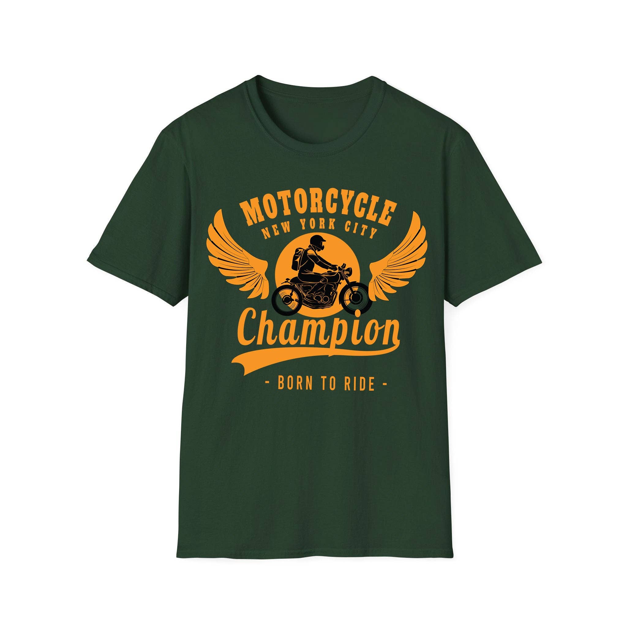 Emogifts - Wholesale Screen Printed T-Shirt - Unisex - Motorcycle Champion T-Shirt2