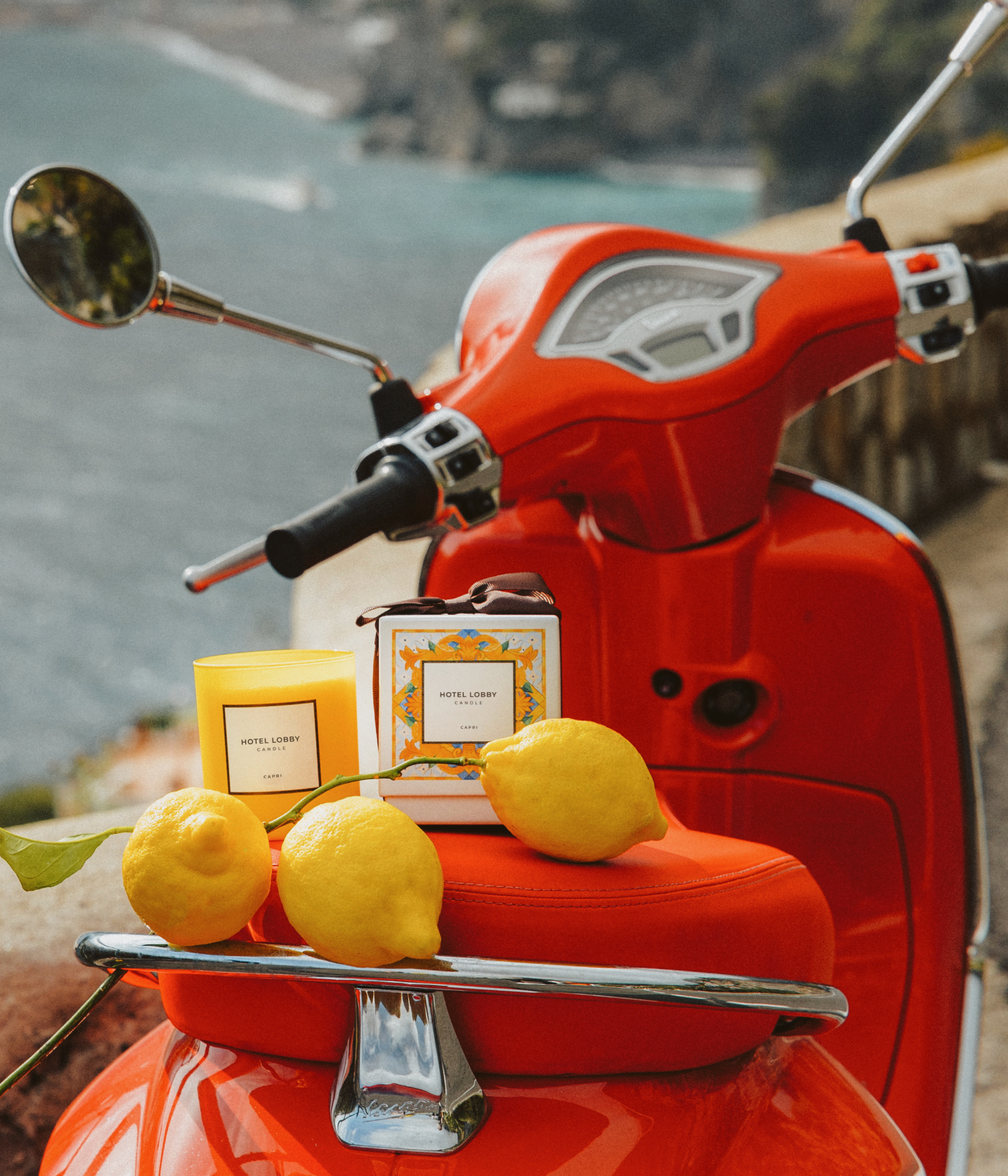 Hotel Lobby Candle - Wholesale Jar/Filled Candle - Capri - Lemon Luxury Soy Candle - 9.75 oz2