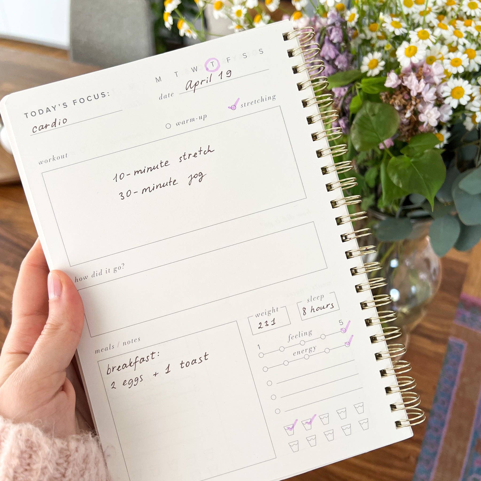 Kunitsa Co - Wholesale Journal/Diary - Fit & Well - Exercise Journal11