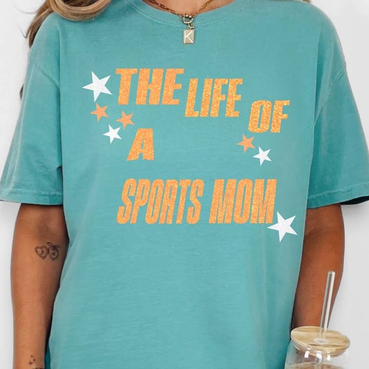 Life of A Sports Mom T Shirt Christmas Showgirl Gift Mom for wholesale by Friday Night Wives