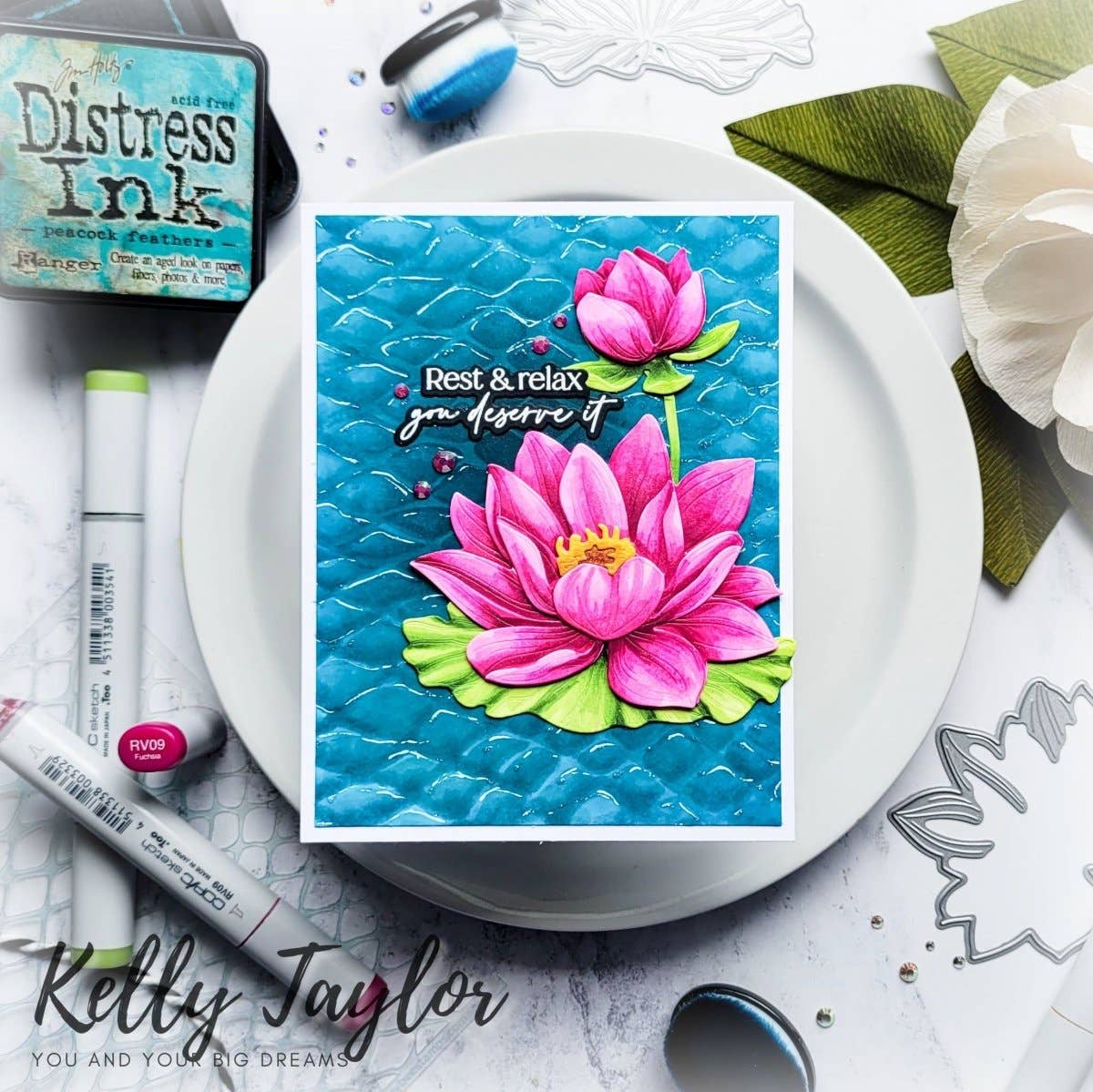 Honey Bee Stamps - Wholesale Rubber/Decorative Stamp - Be Still - 6x6 Photopolymer Stamp Set8