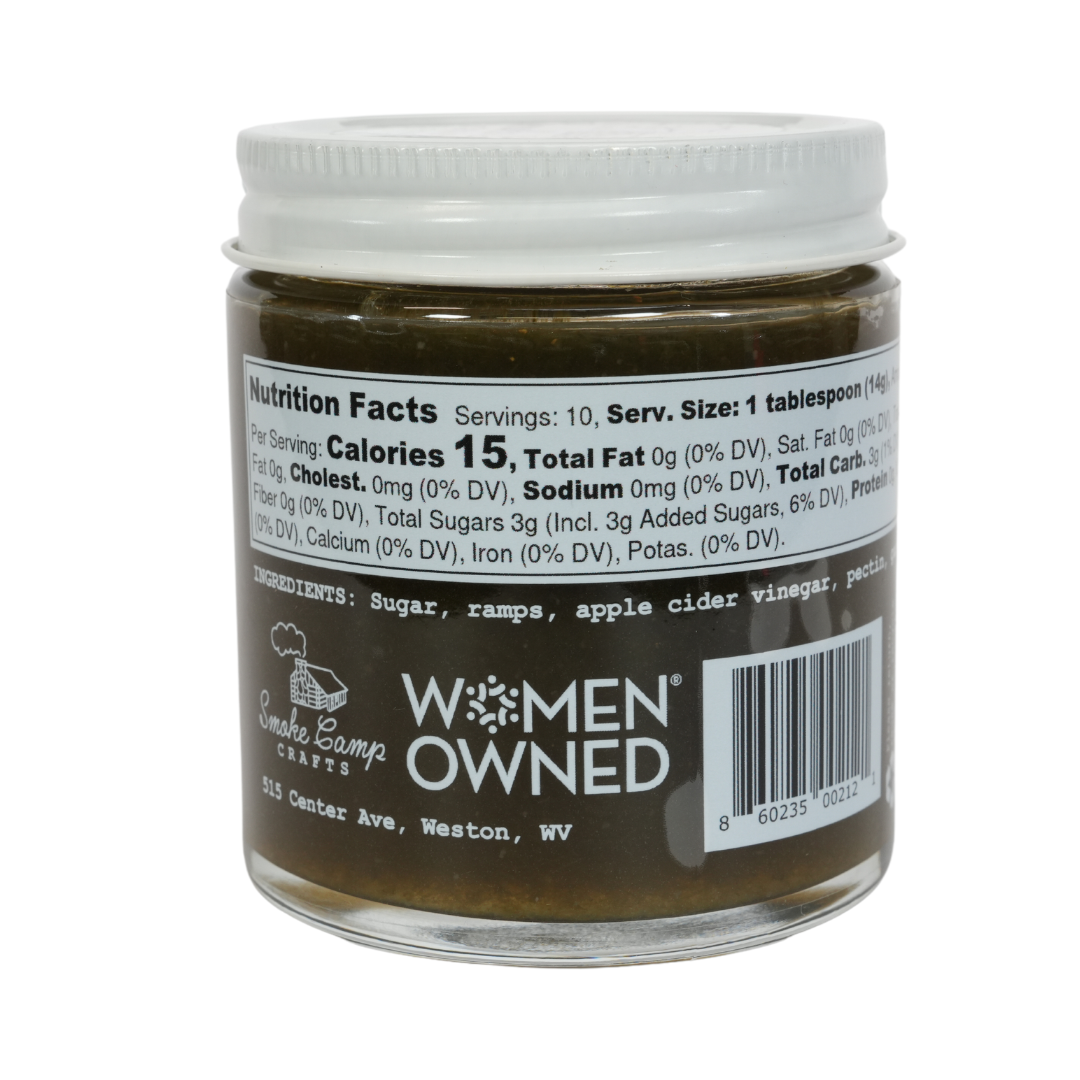 Smoke Camp Crafts - Wholesale Jam/Jelly - Ramp Jam, 5 oz - Craft, Gourmet, Unusual Jams & Jellies Made2