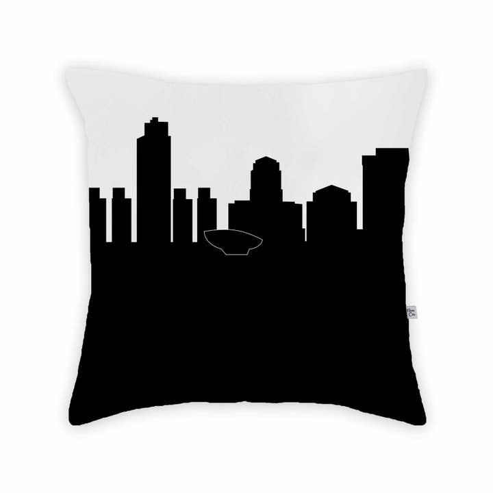 Albany NY Skyline Large Throw Pillow for wholesale by Anne Cate