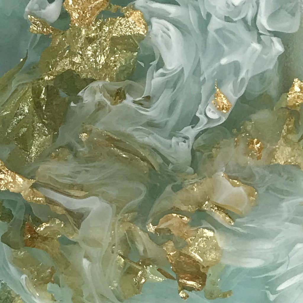 Belart Fair Trade - Wholesale Stud/Post Earrings - Eco-Resin Half Moon Hui Earrings w/ Precious Metal Rectangle10