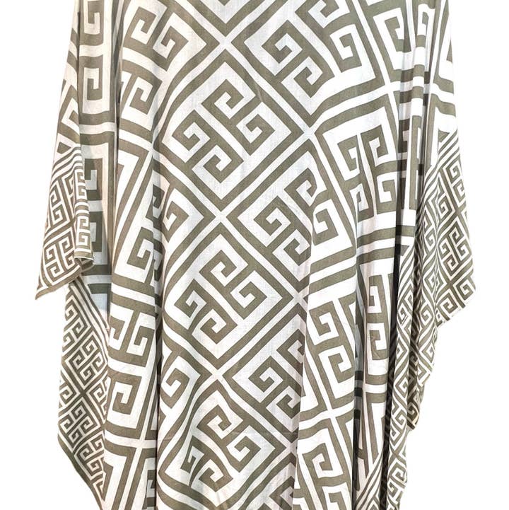 Bamboo Source Tropical Decor - Wholesale Blouse - Women's - Diagonal Women’s Top/Cover-Up - Assorted1