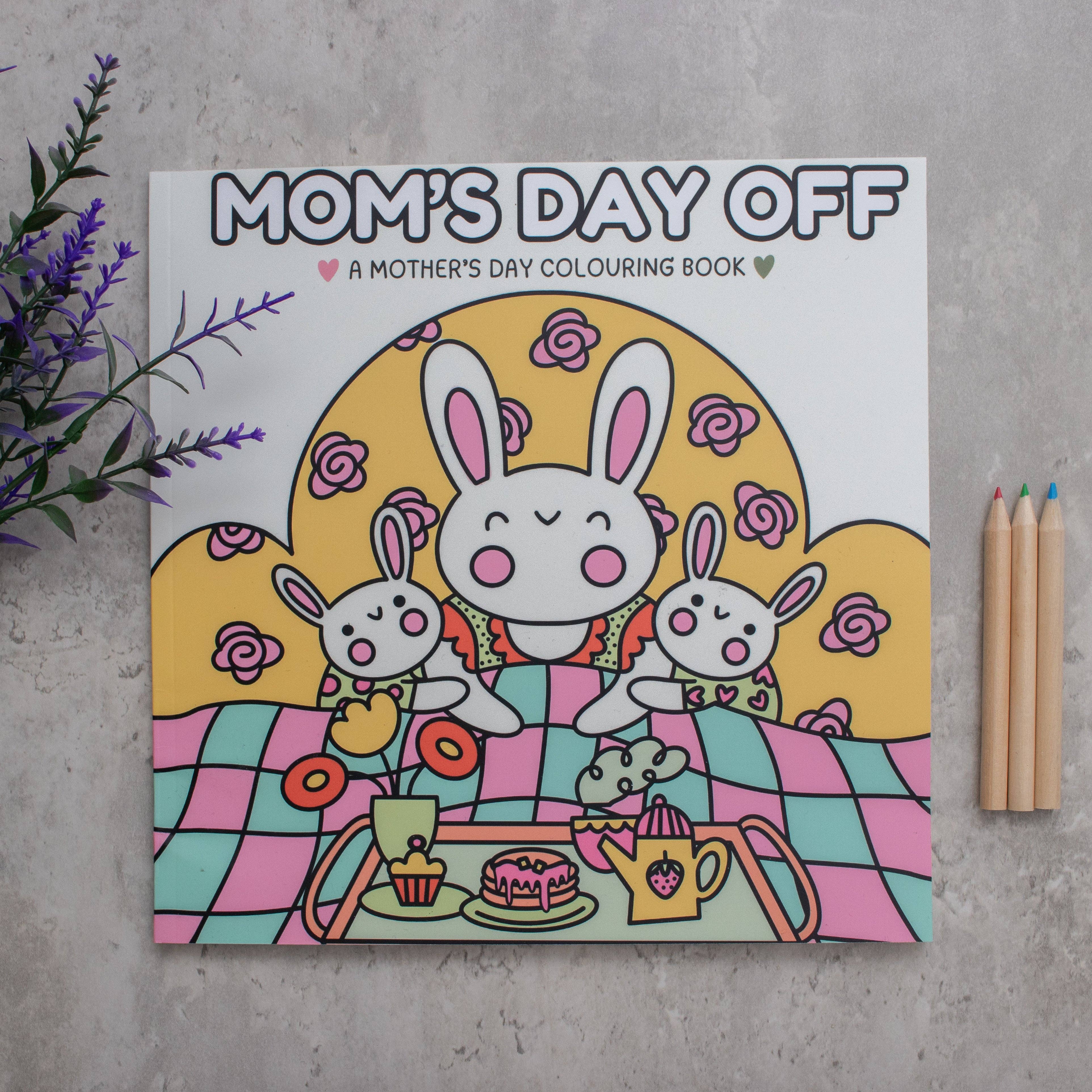 EMF Publishing – wholesale Colouring and activity book – adult – Mom's Day Off- A Mother's Day Colouring Book5