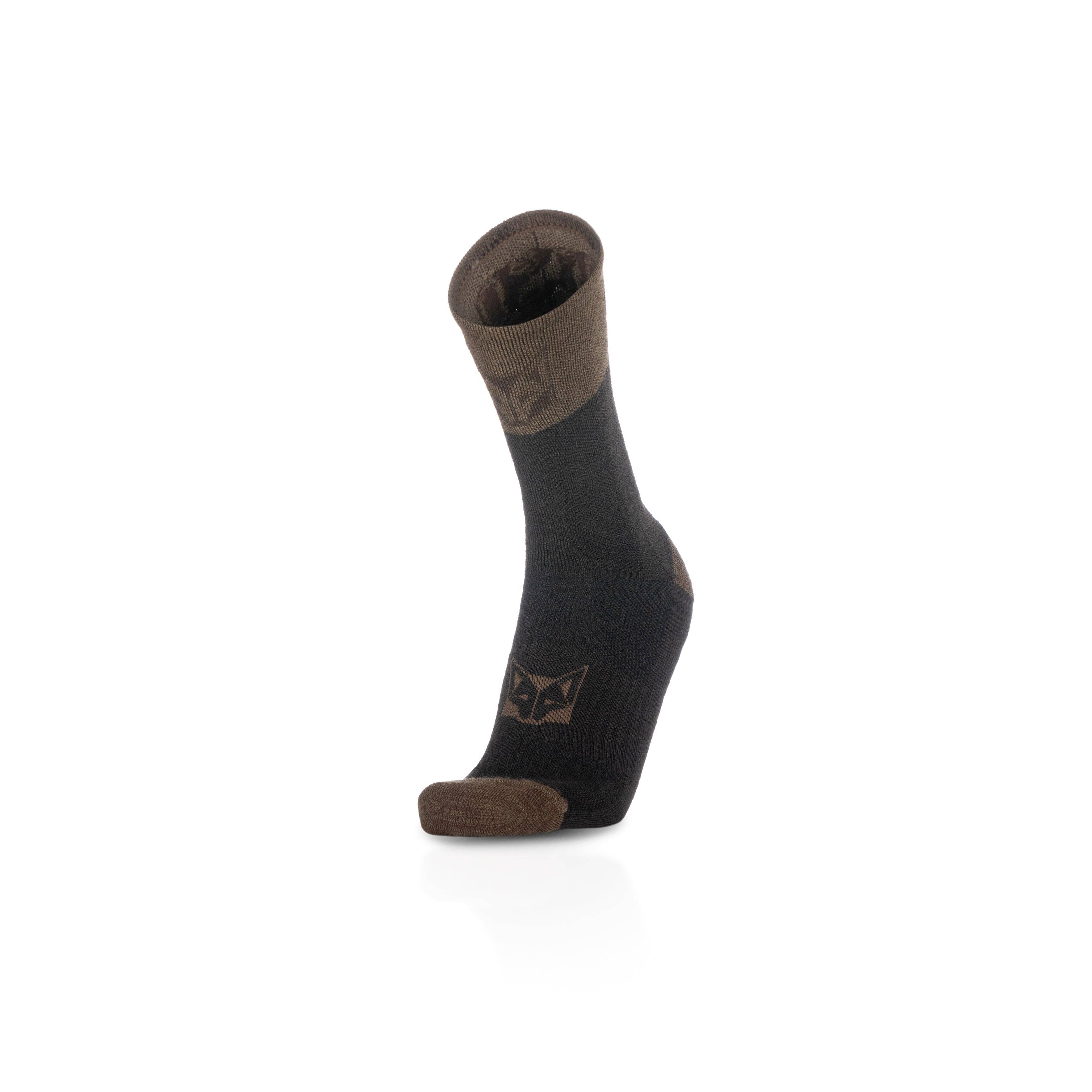 OTSO - Vendita all'ingrosso Calzini - Unisex - Calzini in Lana Merino a Taglio Alto Brown Trunk25