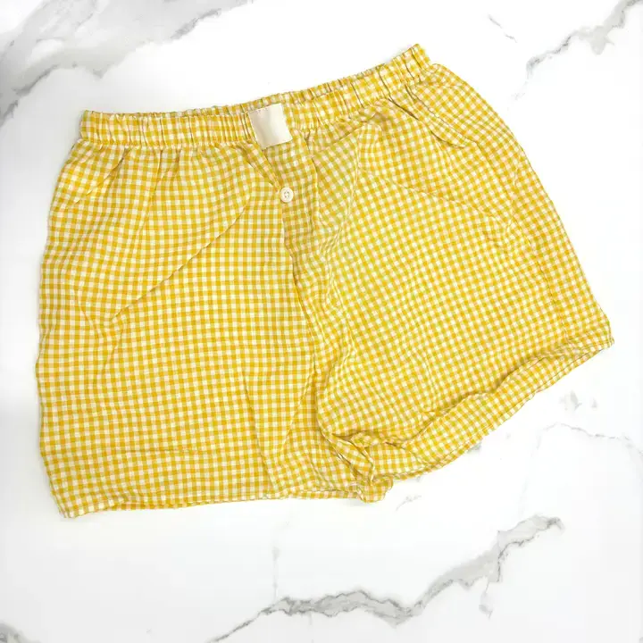 safistyle - Wholesale Shorts - Women's - Gingham High-Rise Shorts15