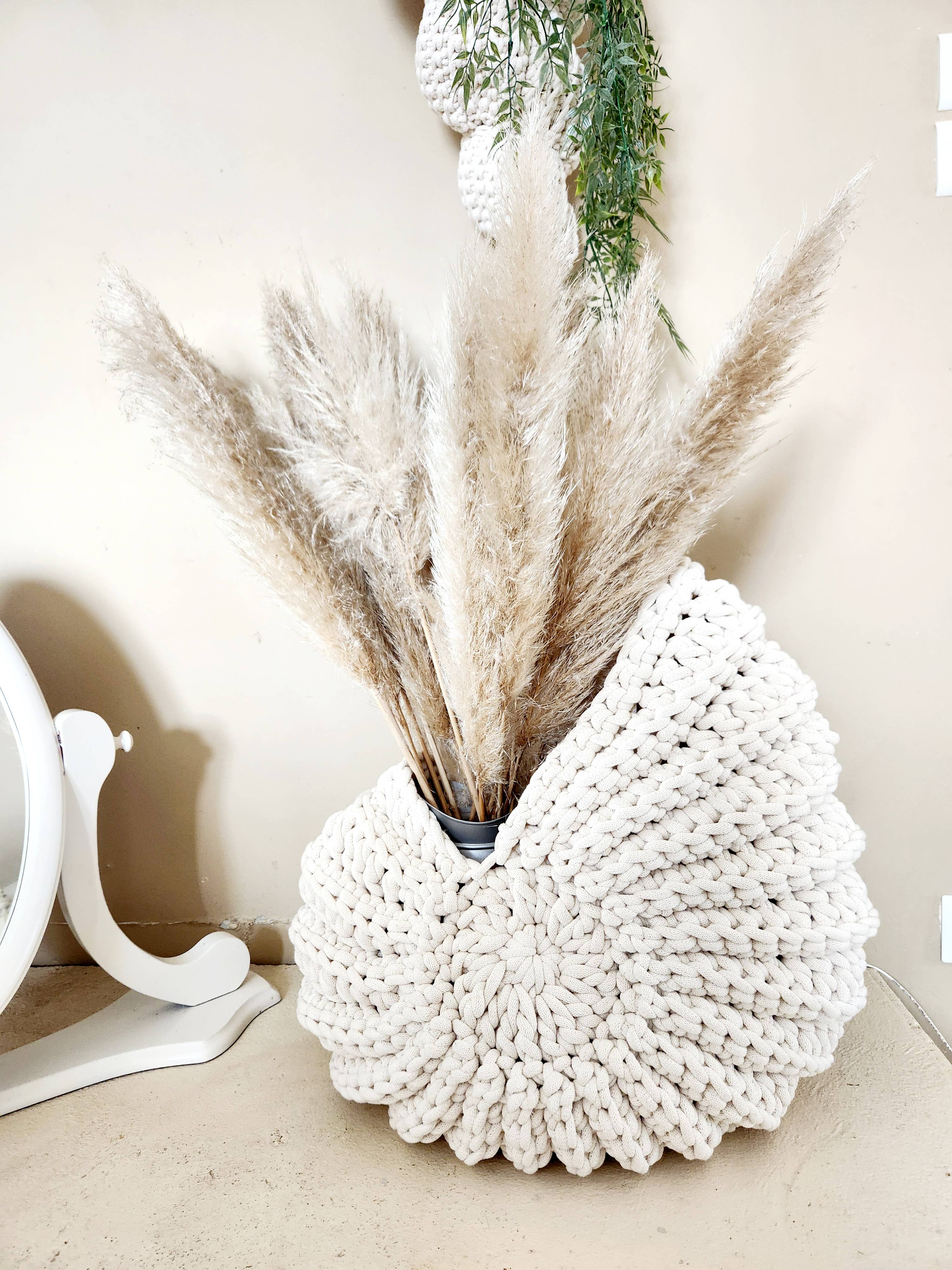 Naturalmarjory - Wholesale Basket - Ammonite XXL decorative basket “shells” in bohemian style,5