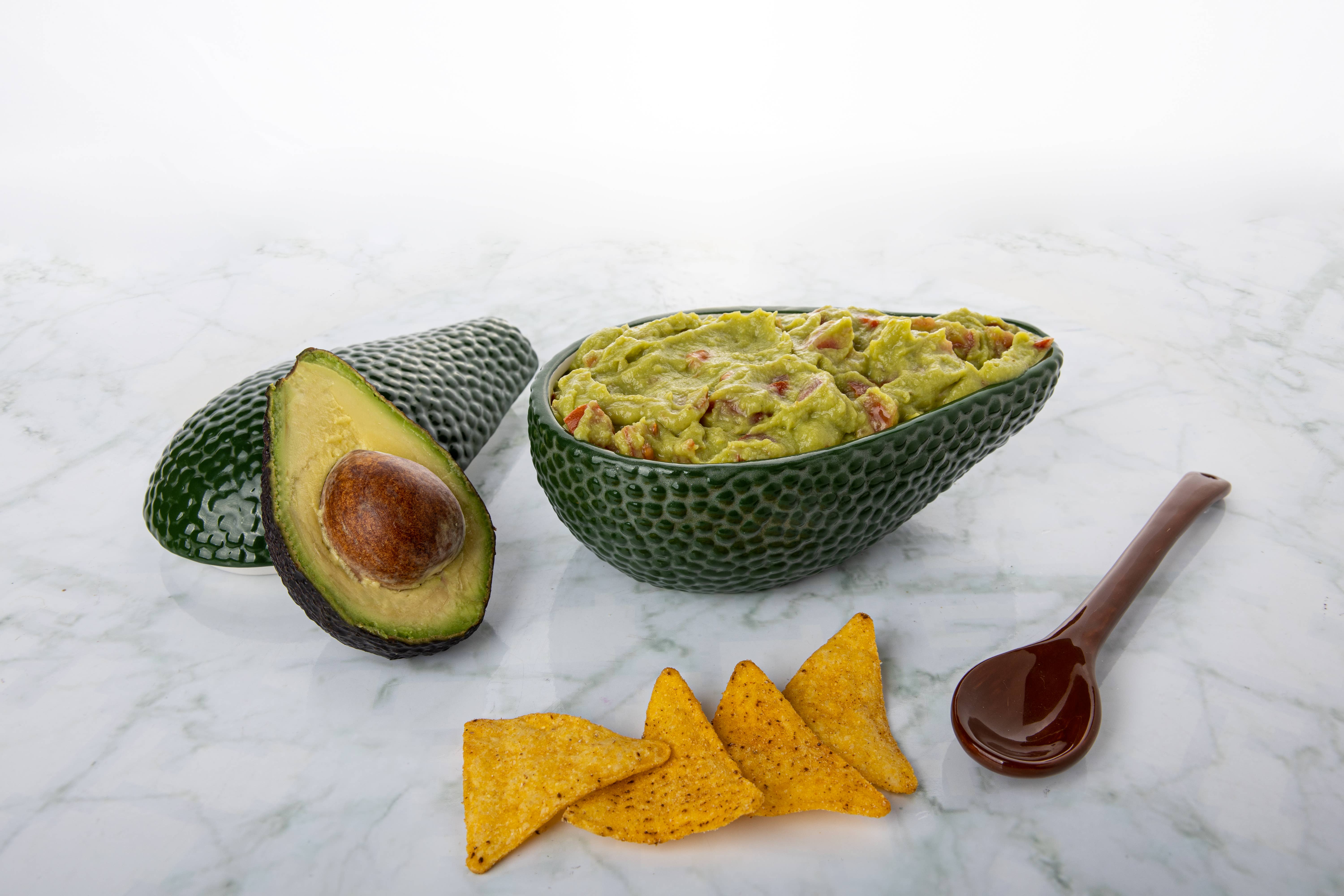 Fisura - Vente Vaisselle d'apéritif - Bol avocat pour guacamole avec cuillère1