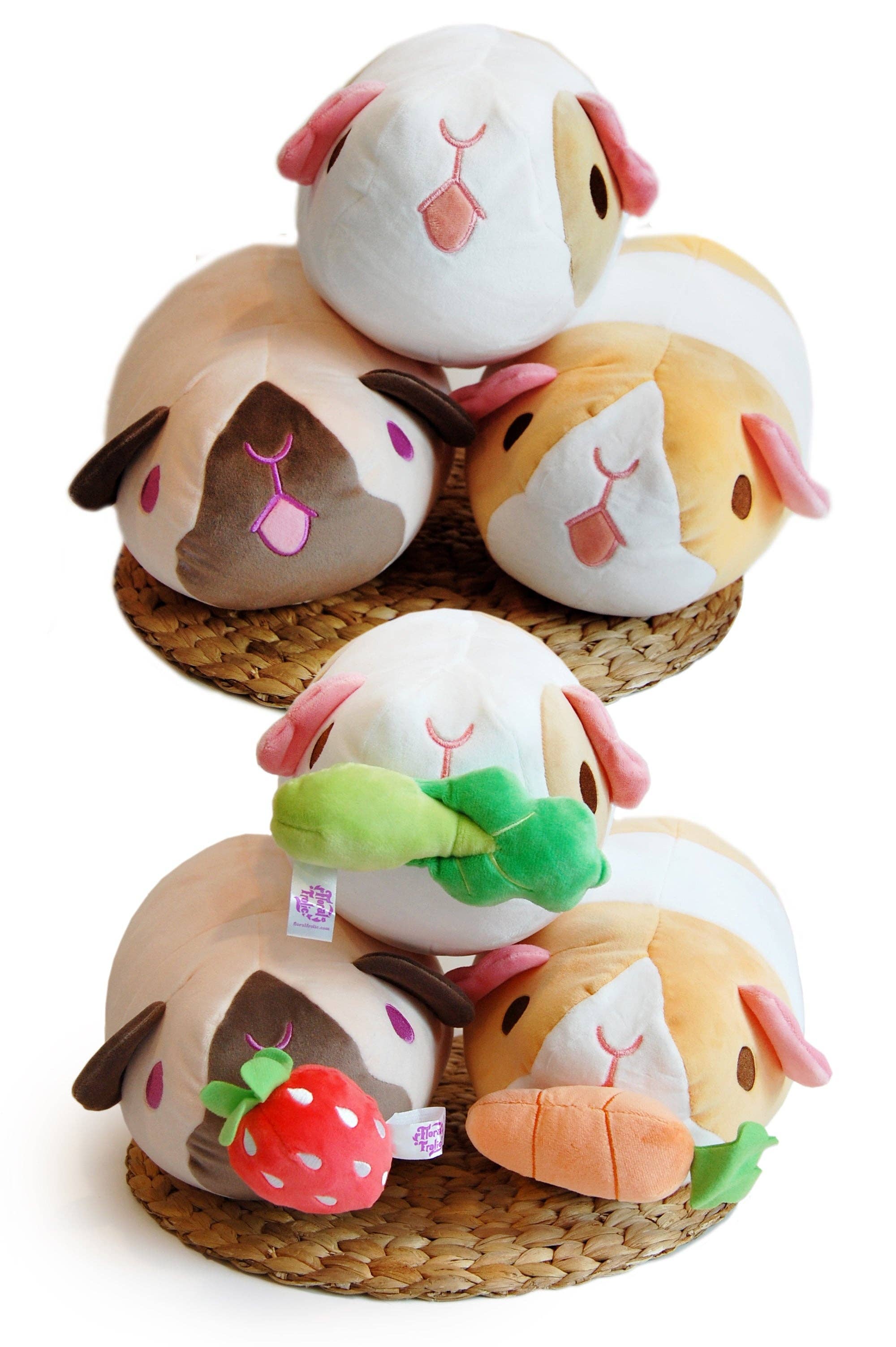 Floral Frolic - Vente Peluche – enfant et bébé - Peluche cochon d'Inde Himalayan Pigtato1