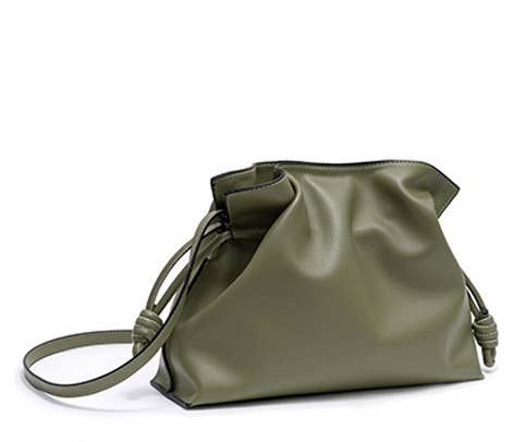 Sook Stainable - Vendita all'ingrosso Tracolla - Donna - Borsa a tracolla con coulisse in pelle genuina10