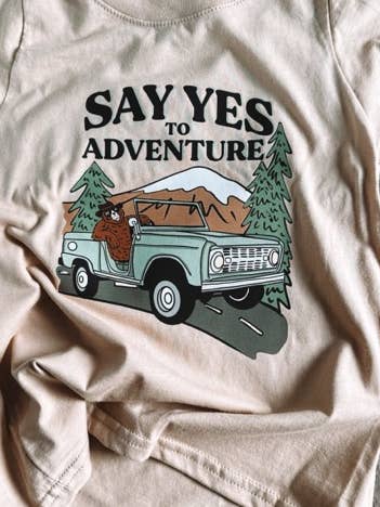 Seek adventure graphic tee for wholesale by AK CLOTHING COMPANY, LLC