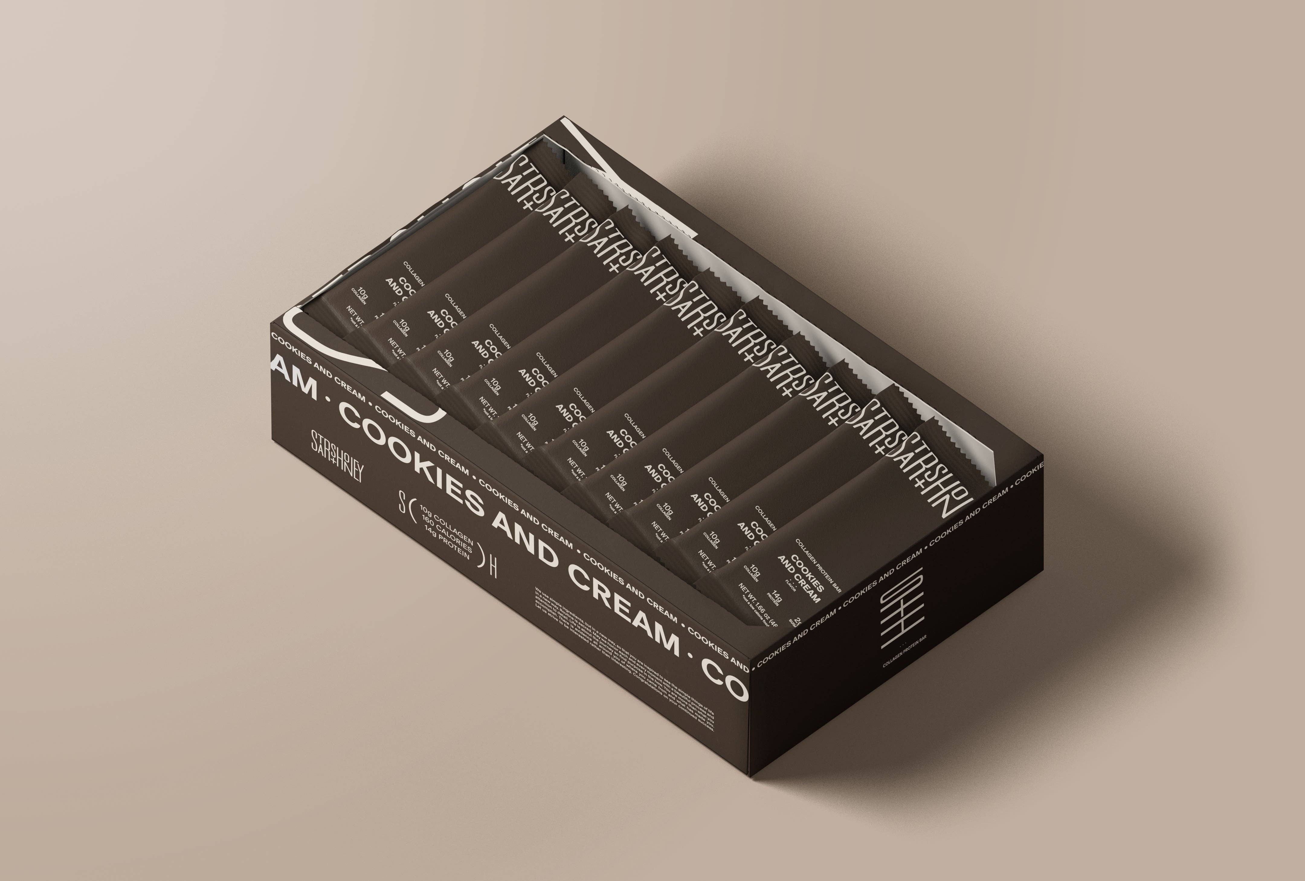 Stars + Honey - Wholesale Snack Bar - Cookies and Cream (10-Pack)4