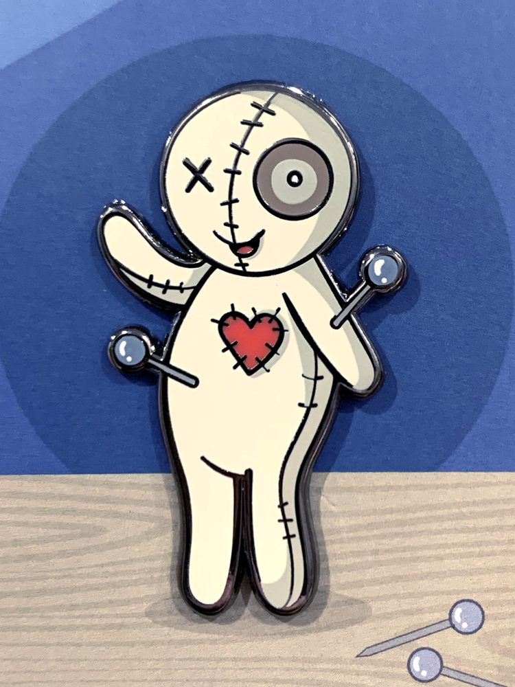 rose & roo - Wholesale Lapel Pin/Button - Voodoo Enamel Pin2