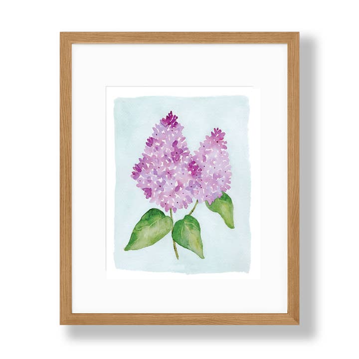 Kathryn Voss Design - Wholesale Art Print - Lilac Bloom Art Print