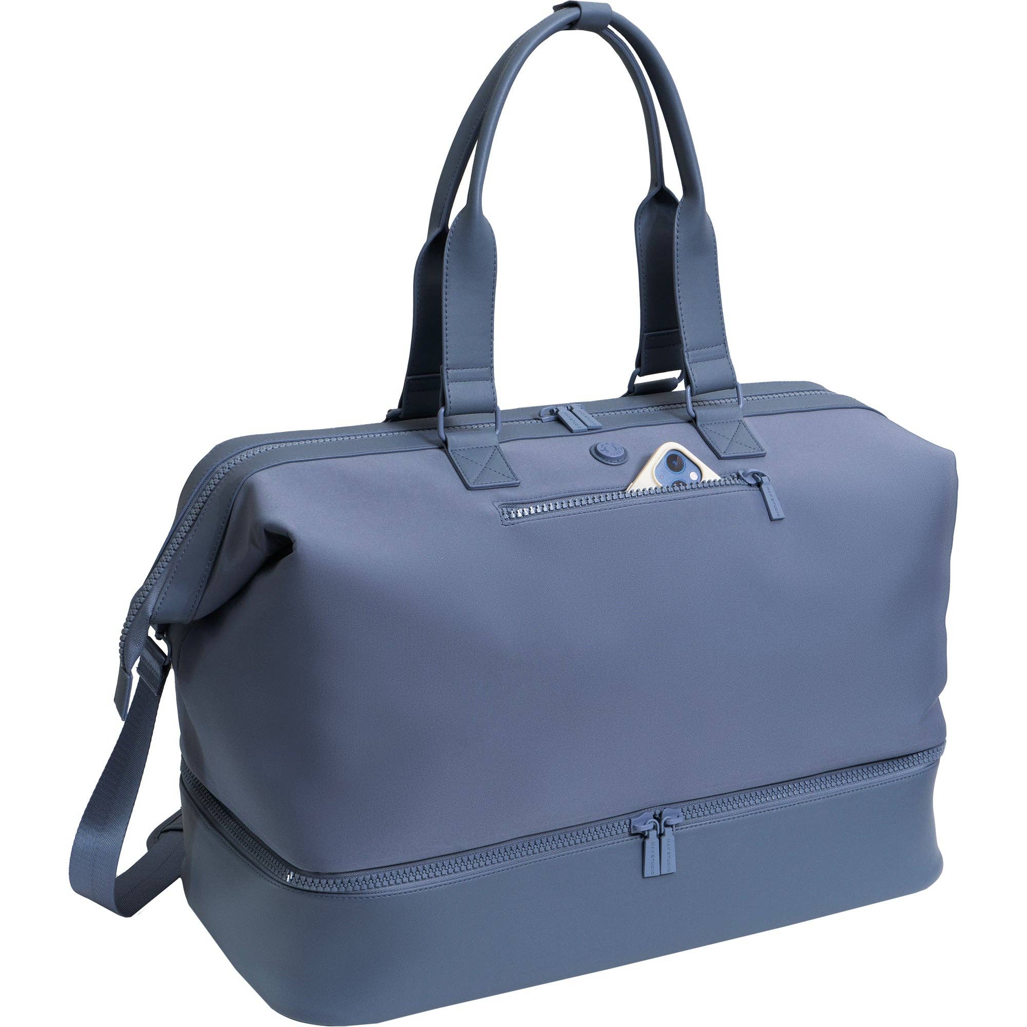 Magid - Wholesale Weekender Bag - Women's - Max Studio Sport Nylon & Faux Leather Drop Bottom Duffel Bag29