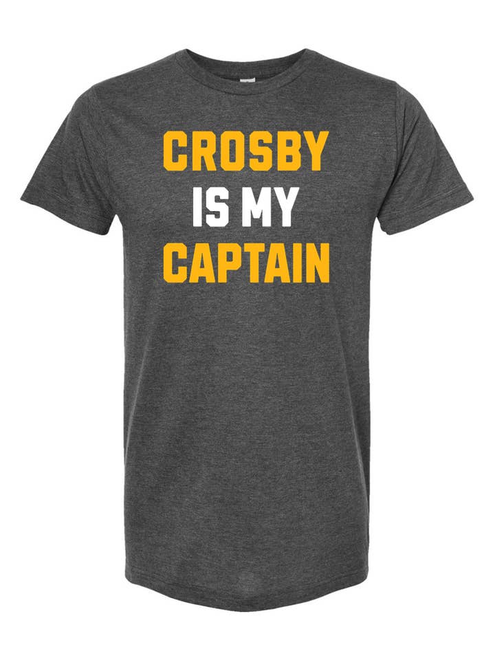 Yinzylvania - Wholesale Screen Printed T-Shirt - Unisex - Crosby is My Captain0